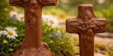 Flat Milk Chocolate Crosses