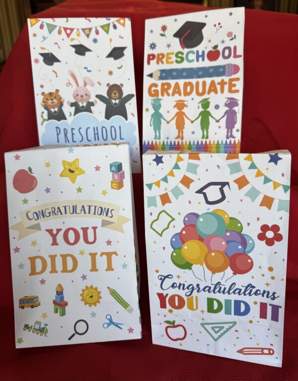 Preschool Graduation Bags - no shipping April 15th - October 1st